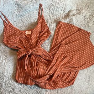 Sienna Sky Striped Romper